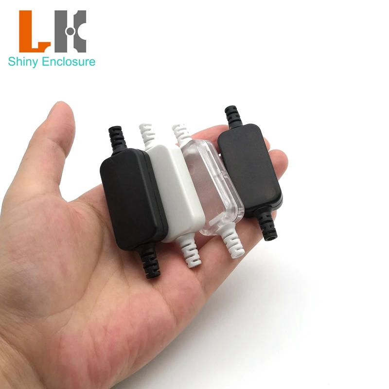 Description Picture 2 of itemLK-USB02 Diy Wire Protector Cable Outlet Plastic Usb Enclosure Junction Box For Electronic Transformer PCB Device 43x22x11mm