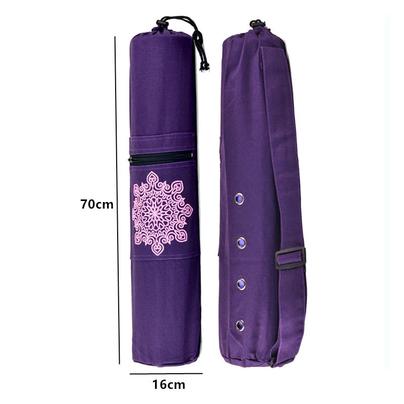 Description Picture 4 of itemYoga Mat Cover Wear resistant Canvas Yoga Backpack Breathable Sports Fitness Canvas Bag Yoga Accessories