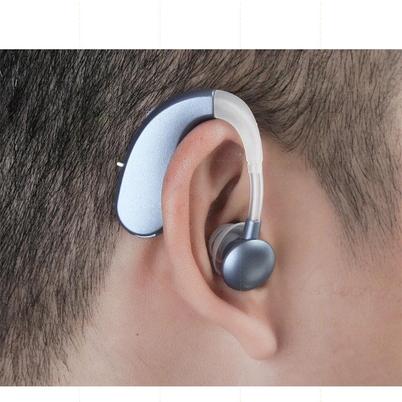 Description Picture 6 of item202S Hearing Aid Rechargeable Digital Sound Amplifier Air Conduction Wireless Headphones for Deaf Elderly Ear Care Hearing Aids