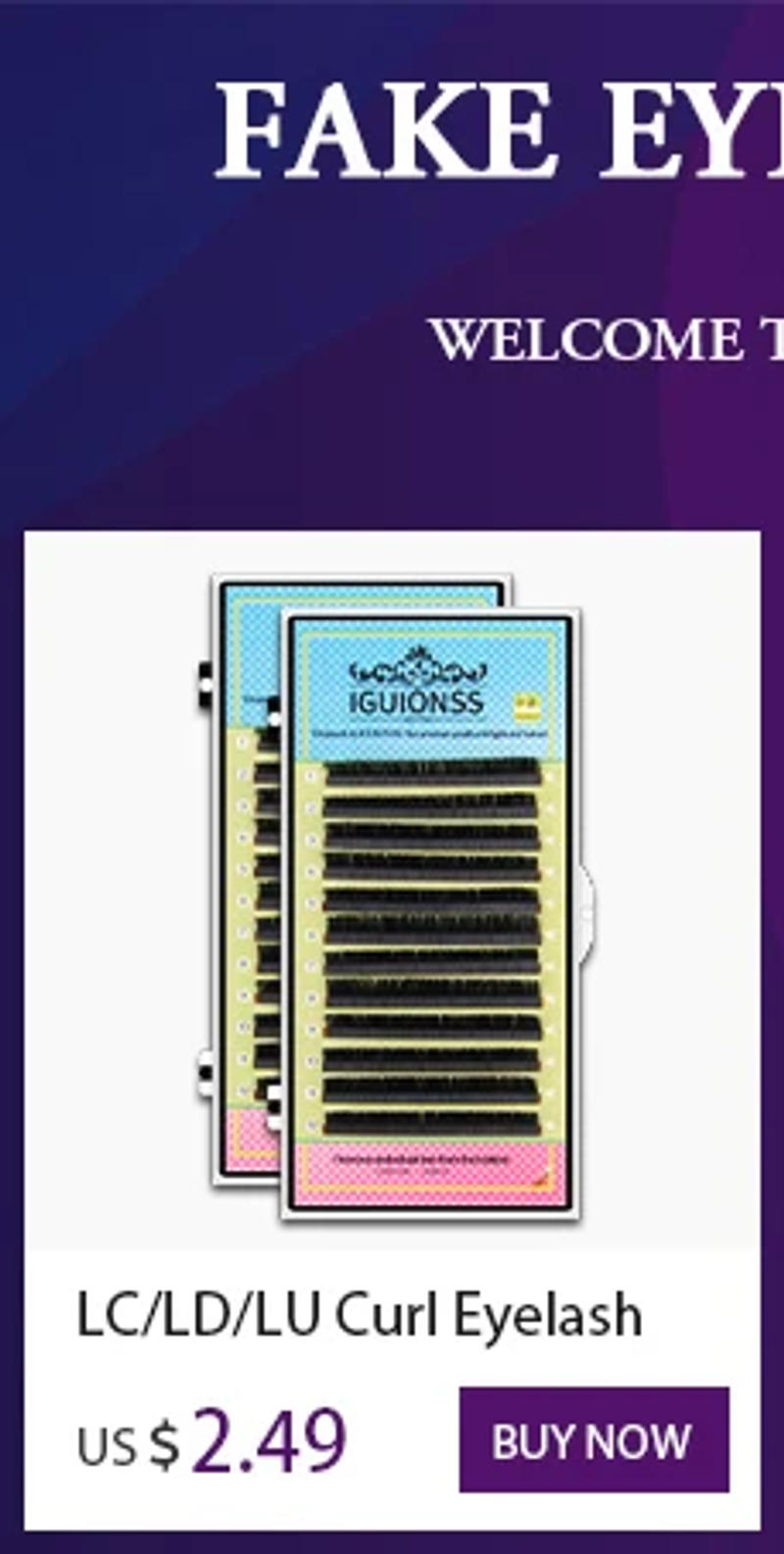 Description Picture 3 of itemIGUIONSS Segmented False Extension Eyelash DIY Natural Individual Lash Makeup Tools Soft and Natural Easy to Operate Eyelashes