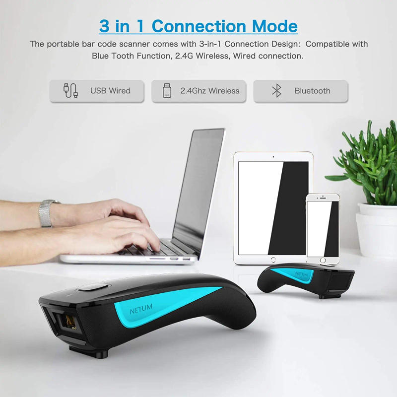Description Picture 6 of itemNETUM C750 Bluetooth QR 2D Barcode Scanner AND C830 Wireless Laser 1D usb Bar Code Reader for IOS Android Windows Mobile Payment