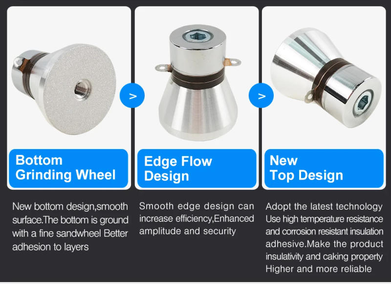 Description Picture 4 of itemGranbo Ultrasonic Transducer 28KHz 50W Vibration Emitter Ultrasound Cleaner DIY Parts Factory Direct