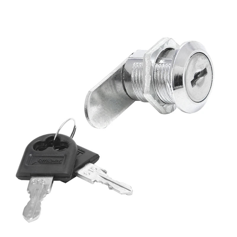 Description Picture 4 of item10-30mm Cam Lock Filing Cabinet Post Mailbox Drawer Cupboard Locker 2 Key
