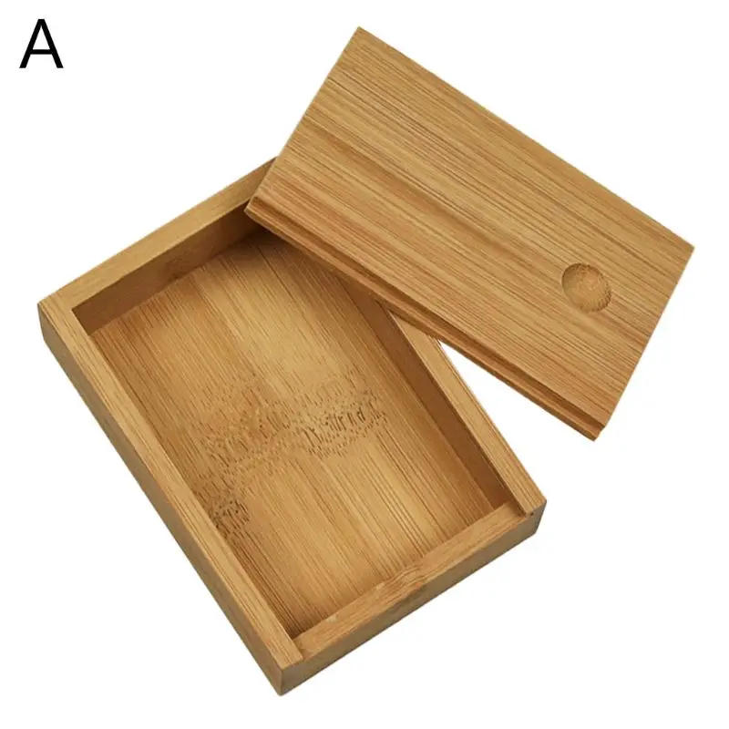 Description Picture 6 of itemF2TC Wooden Gaming Card Box Playing Card Container Storage for Case Packing Poker Box Playing Cards Box Empty Candy Storage Can