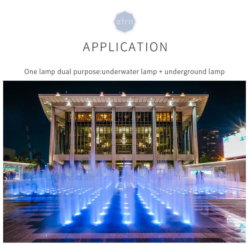 Description Picture 4 of itemetrnLED Garden Light Outdoor Led Lights Grounding Recessed Spot Terrace RGB Spotlight 12V Waterproof Stair Yard Step Lamps 3W