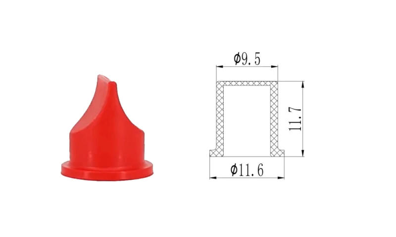Description Picture 4 of itemDuck Bill One Way Silicone Valves Pump Check Valve Types 5 PCS