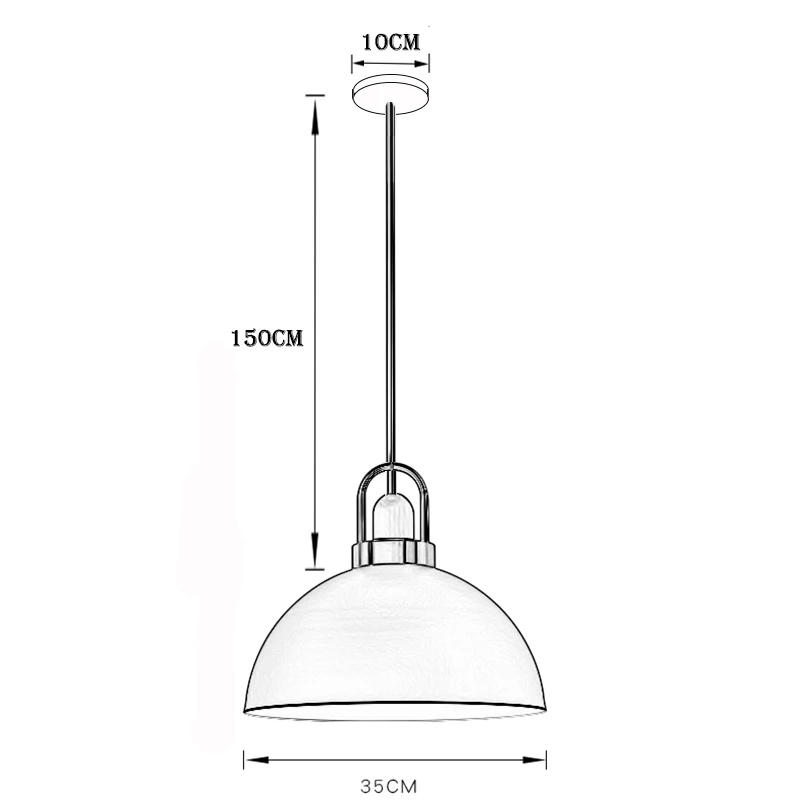 Description Picture 2 of itemNordic Modern Aluminum Wood Pendant Lights, Dining Table Bedside Bar Kitchen Dining Room Decoration Lighting
