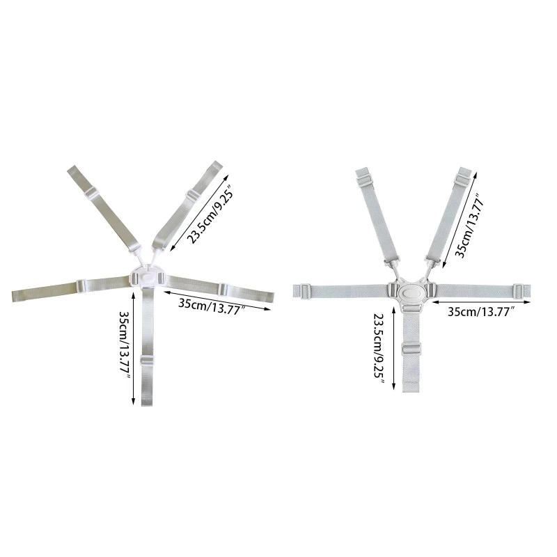 Description Picture 6 of itemBaby Universal 5Point Harness High Chair Safe Belt for Stroller Kid Dining Chair Dropshipping