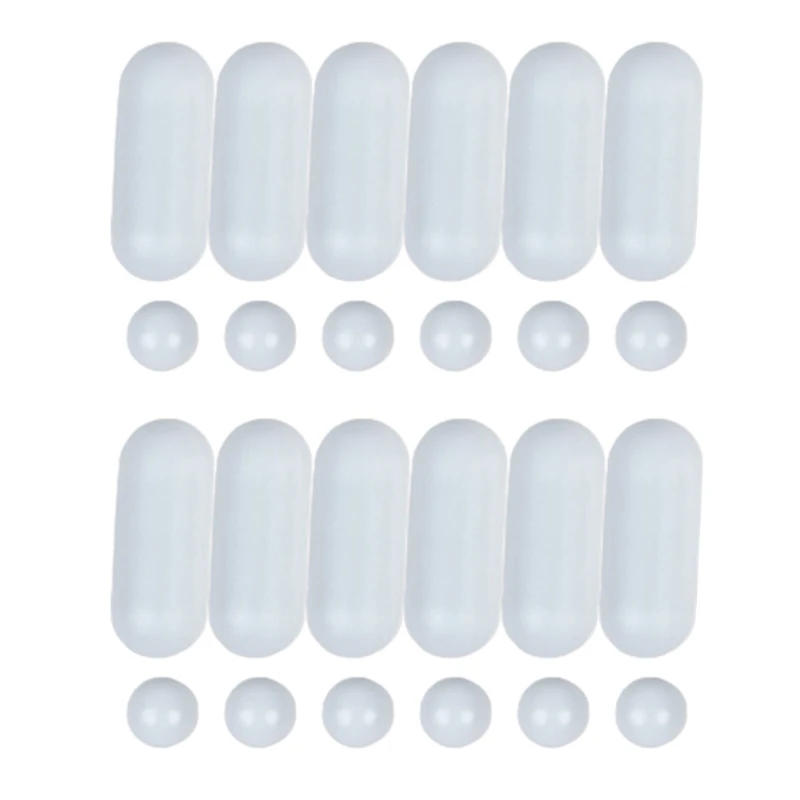 Description Picture 2 of itemE7CD Non-slip Toilet Seat Buffer Bumper Bathroom Toilet Seat Cushion Noise Dampener Set Make the Toilet Seat Flatter Stable