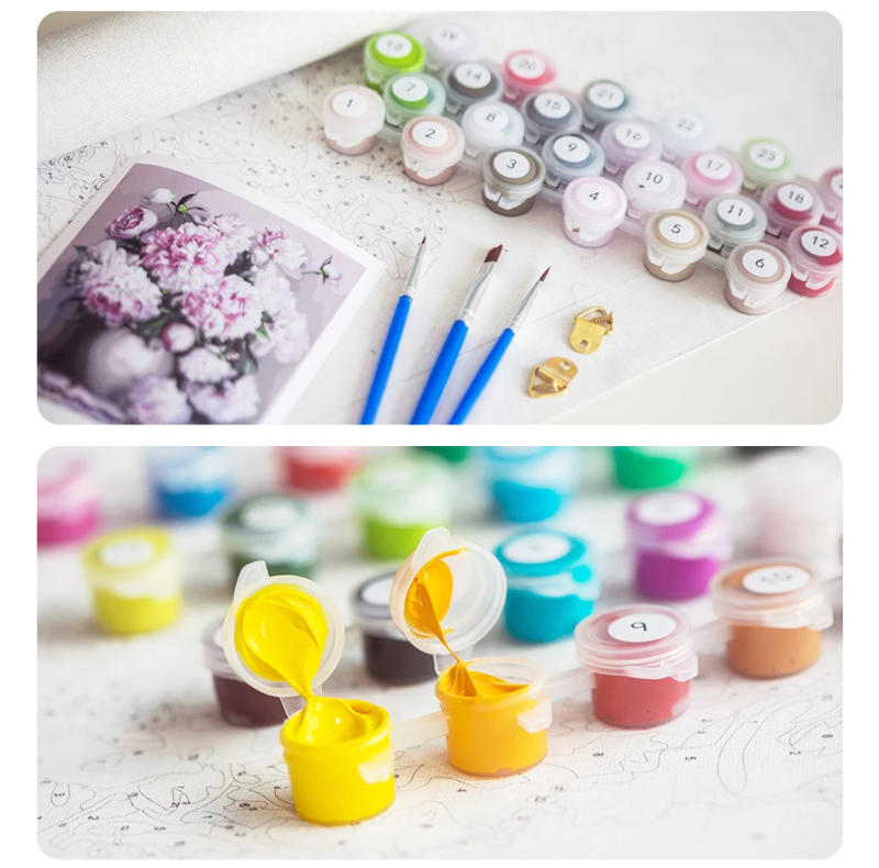 Description Picture 5 of itemGATYZTORY 40x50cm DIY Coloring Paint By Number Christmas Picture Beautiful Painting By Numbers Adults Kit Home Decor Gift 2024