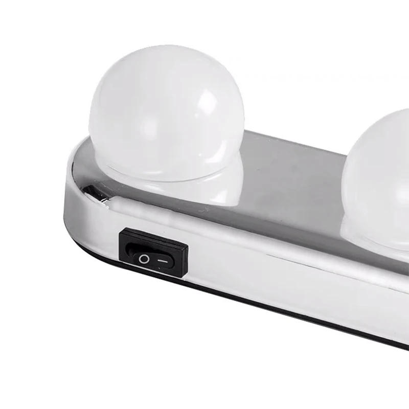 Description Picture 5 of itemHoneyFly Led Makeup Mirror Light  4 Bulb Suction Cup Installation Dressing Table Vanity Light Wall Lamp AA Battery Powered