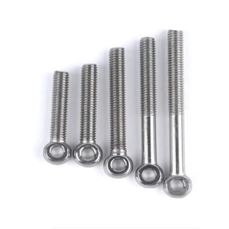 Description Picture 6 of item5pcs M5 M6 M8 Stainless Steel Metric Thread Wing Hinge Screw Eye Bolt Stud Articulated Anchor Bolt Fasterner PVC anchor