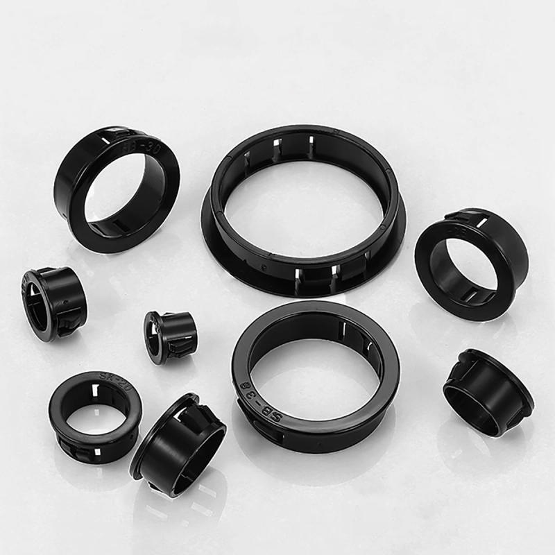 Description Picture 6 of item10PCS Plastic Snap-on Wire Grommet Ring Hole Plug End Caps Bung Wire Cable Protect Bush 8-50mm Pc Desk Wire Inlet Outlet Seal