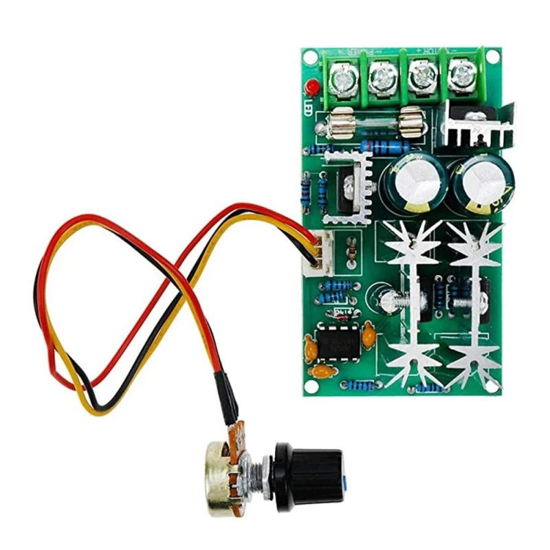 Description Picture 4 of itemDC10-60V DC Motor Speed Regulator 12V 24V 36V 48V High Power Drive Module PWM Motor Speed Controller 20A Current Regulator