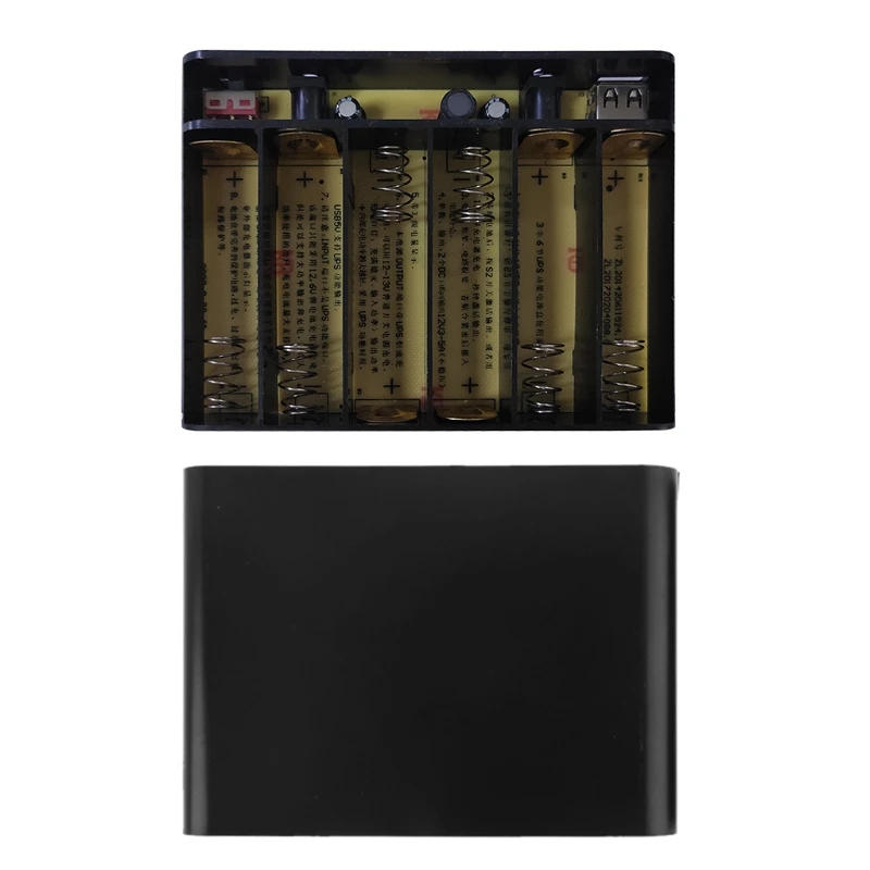 Description Picture 6 of itemUSB DC 12V Output 6x 18650 Batteries UPS DIY Power Bank Box Charger for Cellphone WiFi Router LED Light Security Camera QXNF