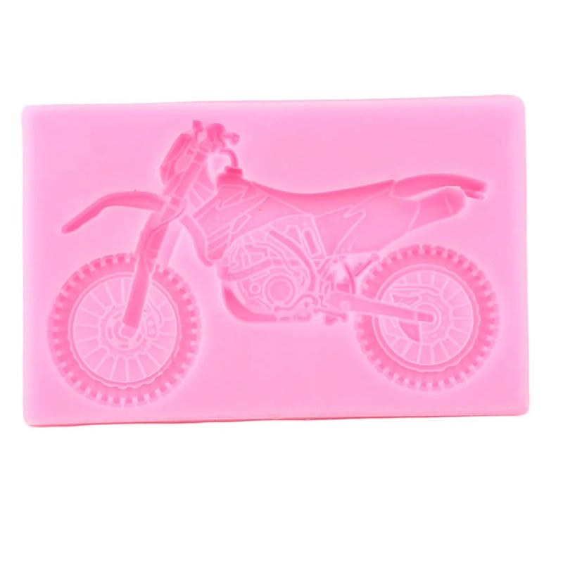 Description Picture 3 of item3D Motorcycle Silicone Mould Party Birthday Cake DIY Decoration Tools Sugarcraft Chocolate Fondant Baking Mold
