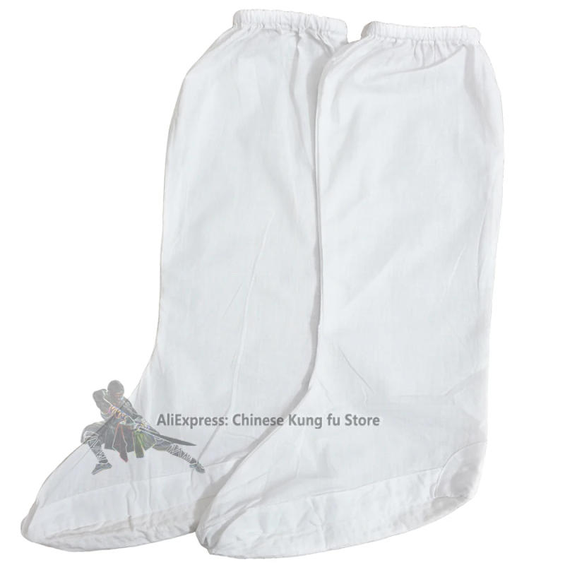 Description Picture 2 of itemWhite Cotton Buddhist Shaolin Monk Kung fu Socks for Tai Chi Wudang Taoist Martial arts Taekwondo Karate Shoes