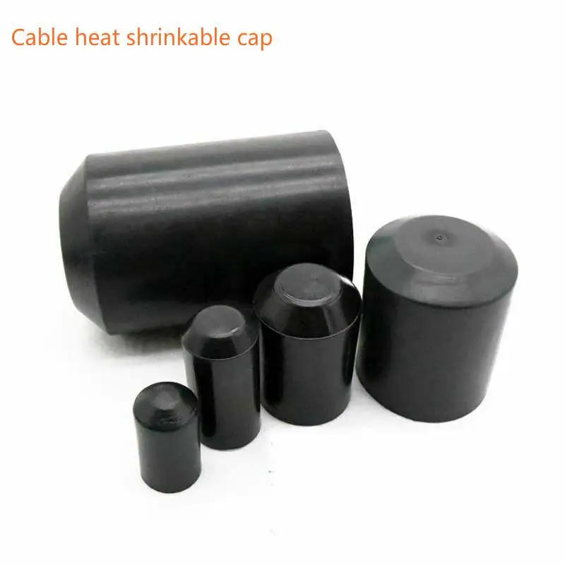 Description Picture 5 of itemHeat Shrink End Seal Cap  Cable Sleeve Adhesive Glue Lined Insulate Wrap Wire Protect Cover Bottom 20/5/1 pcs
