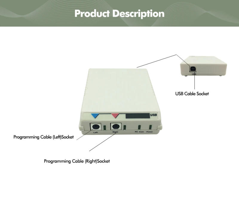 Description Picture 3 of itemDigital Hearing Aid Programmer Compatible with All digital hearing aids like Siemens Resound Functioned as Hi-Pro hipro