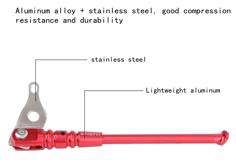 Description Picture 4 of itemFolding bicycle kickstand for brompton 16” 349 kickstand C line parking bracket foot support