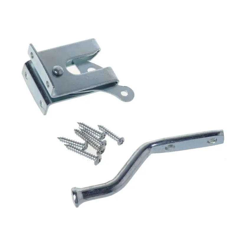 Description Picture 6 of itemElectroplated Steel Auto Door Bolt Lock Hasp Latch for Garden Fence Pasture Farm P31A