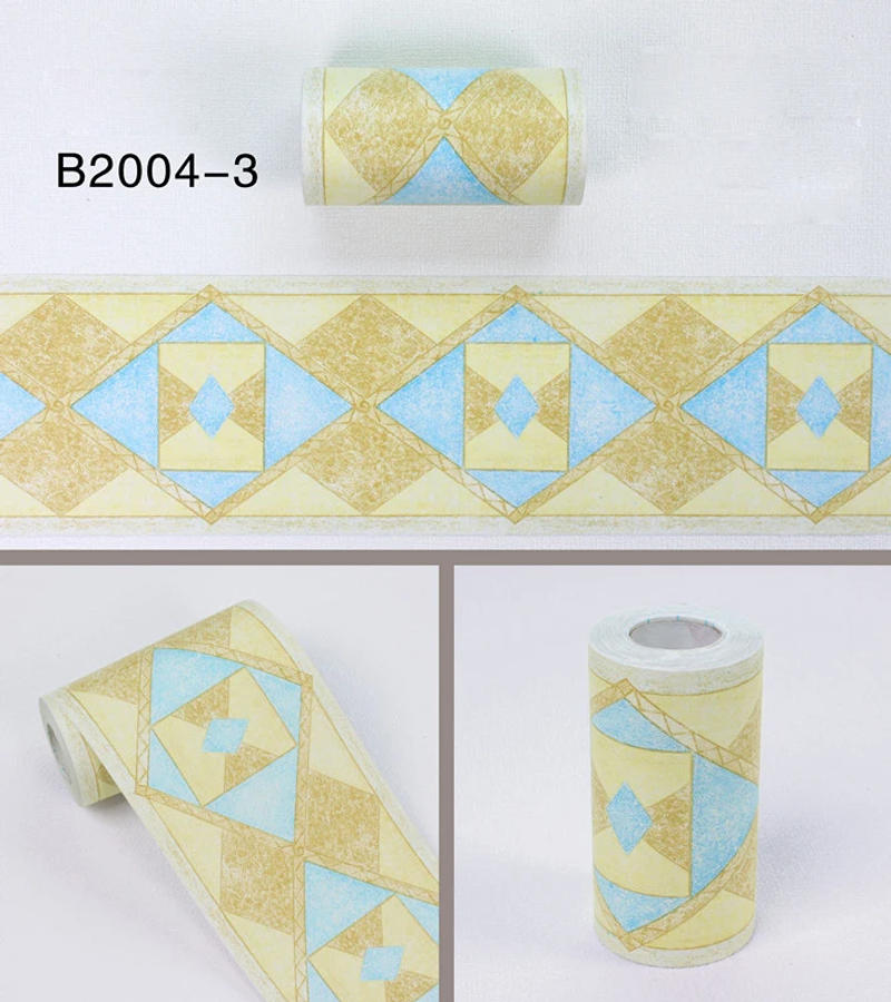 Description Picture 3 of itemPVC Self-Adhesive Waistline Tile Stickers Pastoral Room Wall Art Decoration Bathroom Kitchen Toilet Waterproof Border Wallpaper
