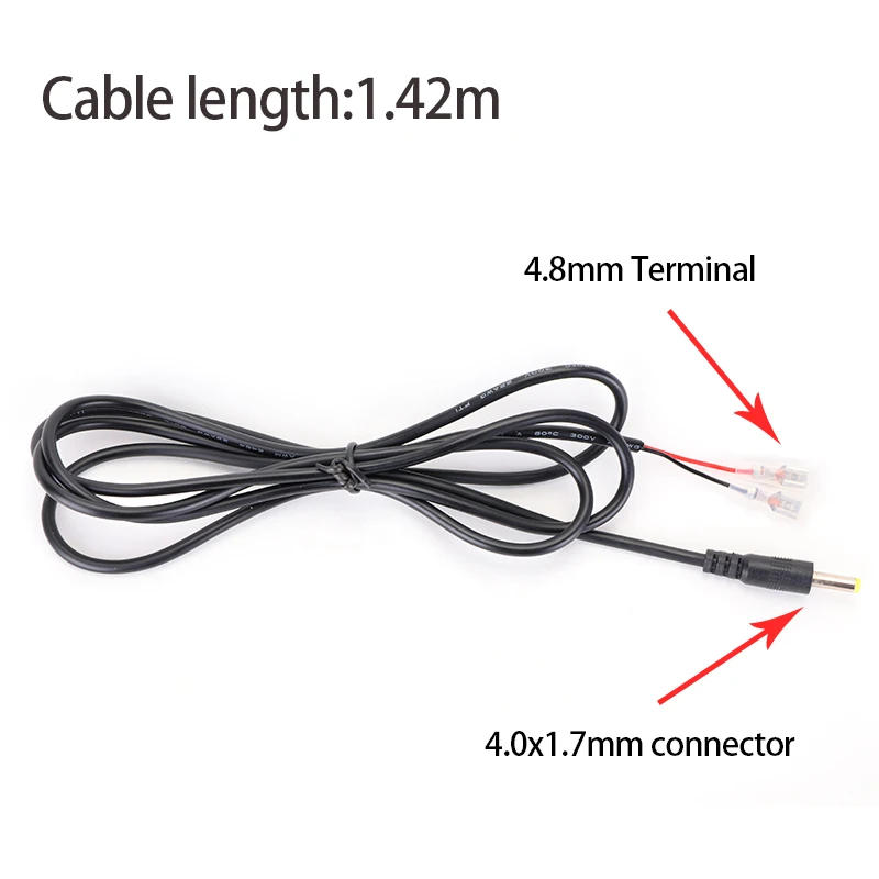 Description Picture 2 of itemSolar Panel Charger Cables 1.4m DC Power Cable for Hunting Trail Cameras for Libattery Wire with 4.0x1.7mm connector