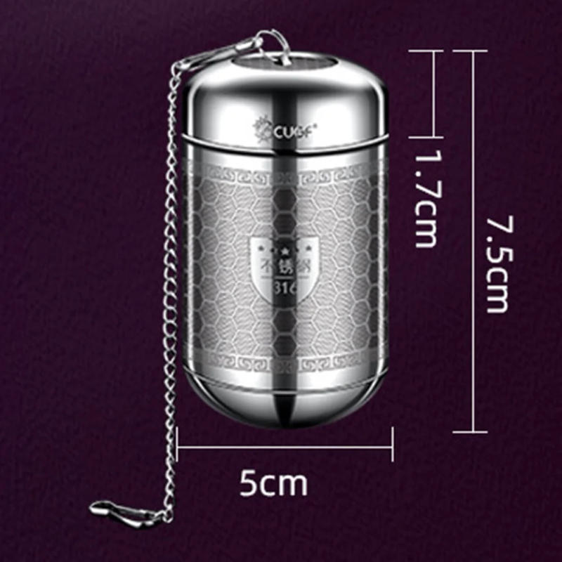 Description Picture 5 of itemStainless Steel Tea Infuser Teapot Tray Spice Tea Strainer Herbal Filter Kitchen NEW Teaware Accessories Shipping Items