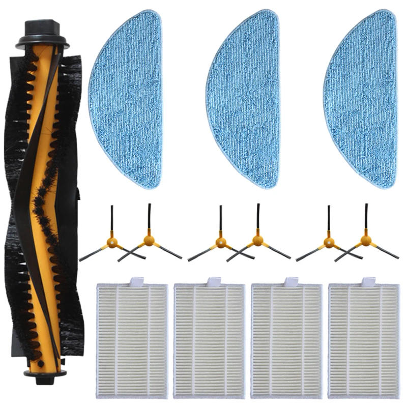 Description Picture 2 of itemMain Side Brush Filter With Mop Rags For Aeno ARC0002S ARC0003S Sweeping Robot Vacuum Cleaner For Home Appliance Placement