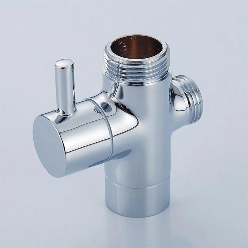Description Picture 6 of item1 Pcs Water Diverter Valve Bathroom Shower Diverter Valve Tap Connector Faucet Switch Valve