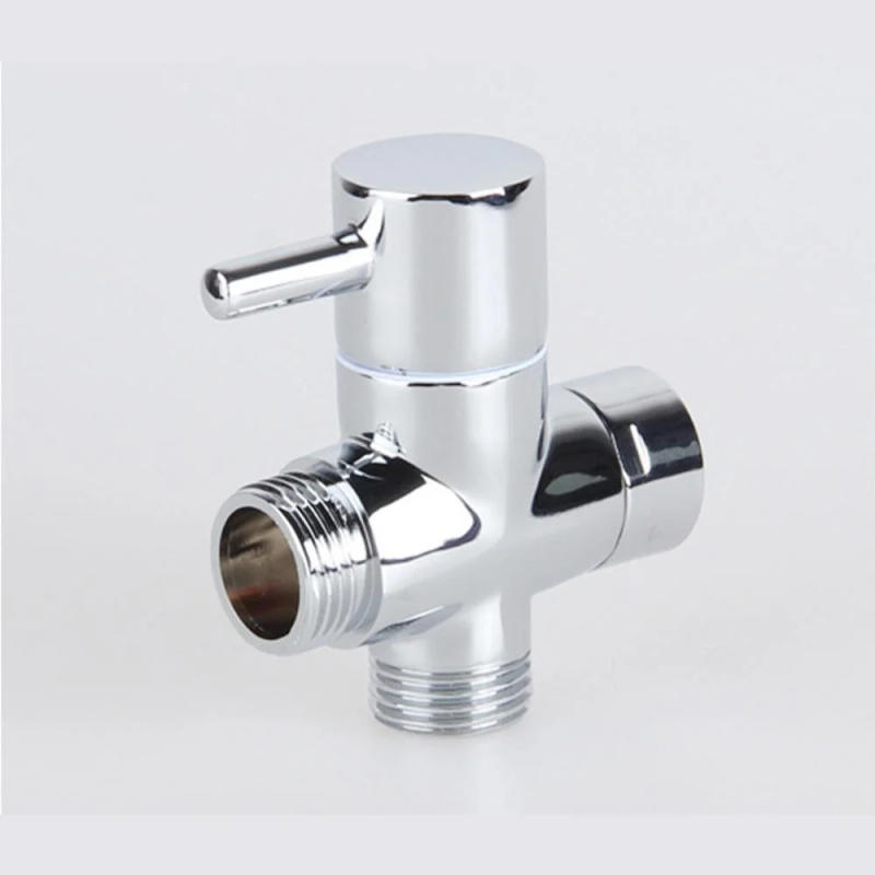 Description Picture 5 of item1 Pcs Water Diverter Valve Bathroom Shower Diverter Valve Tap Connector Faucet Switch Valve