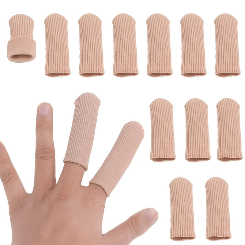 Description Picture 6 of item2Pieces Hallux Valgus Bunions Corns Foot Pain Relief Orthotics Fabric Silicone Toe Tube Cover Protector Finger Toes Separators