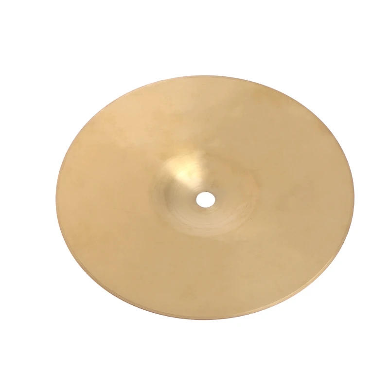 Description Picture 3 of item8/10/12Inch Brass Cymbals Percussion Drum Alloy Crash Cymbal Drum Instrument Cymbals For Drums Players Beginners