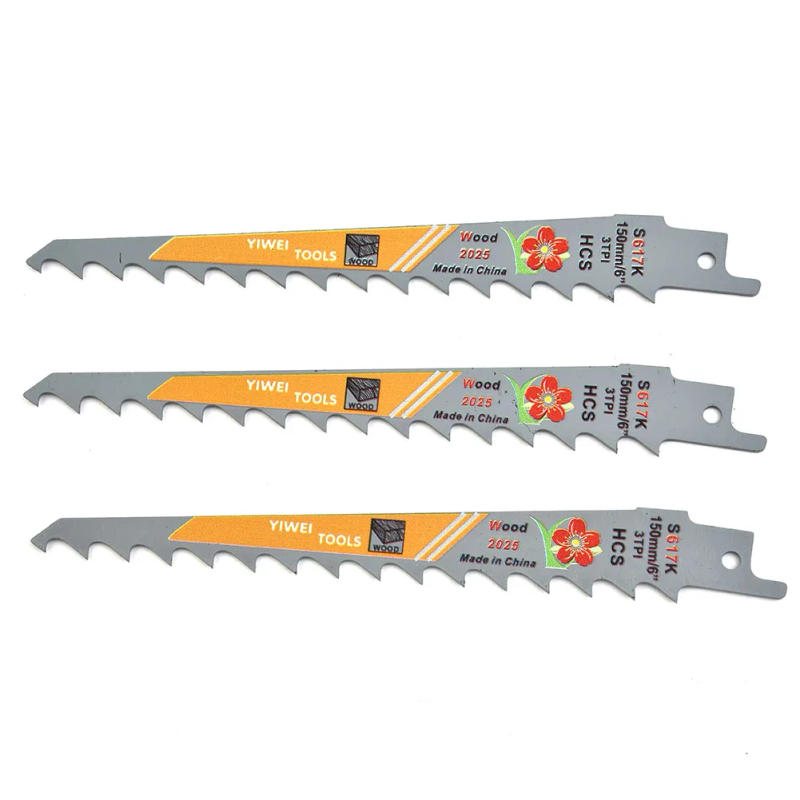 Description Picture 4 of item3pcs HCS Saw Blades 150mm 6 Inches Durable High Quality Saw Blades Suitable For Cutting Wood Plastic Metal WoodWorking Tools