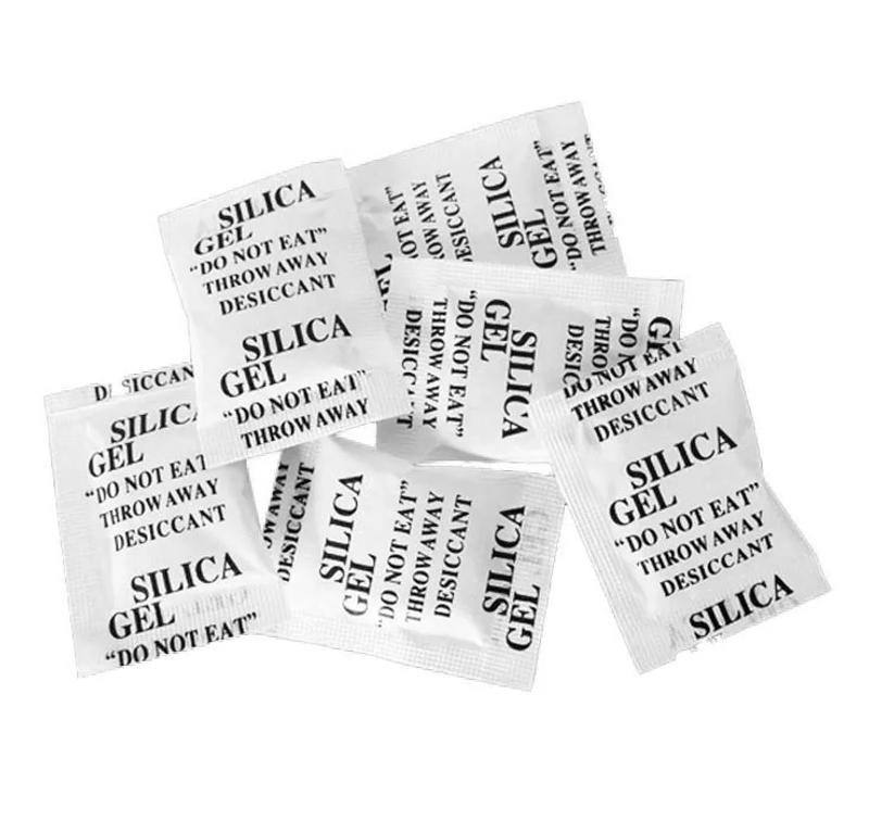 Description Picture 5 of item10/20/50 Pack 1g Silica Gel Sachets Desiccant Damp Kitchen Room Living Moisture Dehumidifier Accessories Absorber Bag Non-Toxic