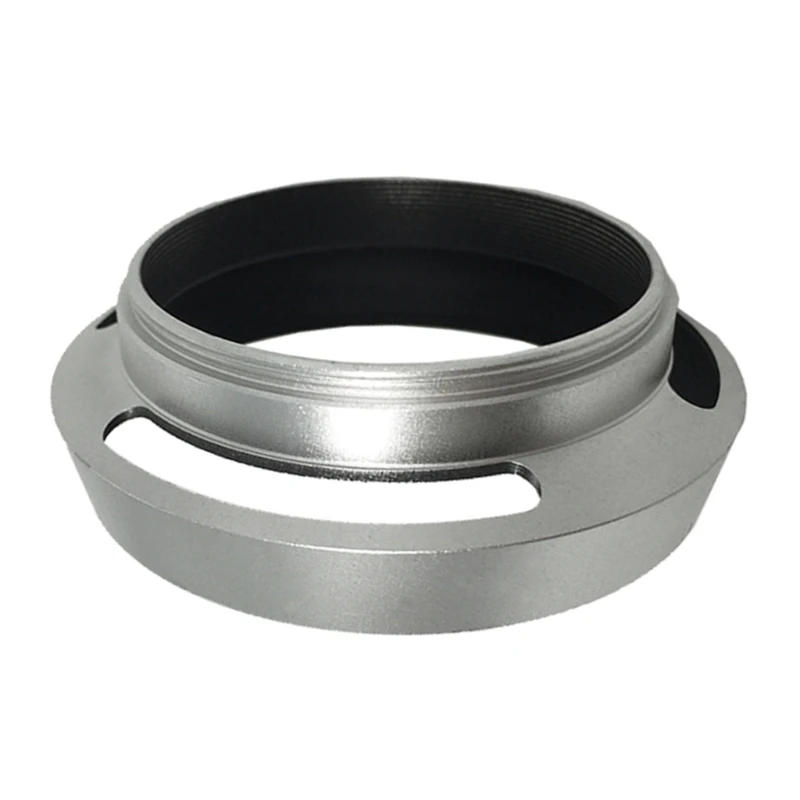 Description Picture 5 of itemCamera Lens Shade Replacement Lens Hood 37mm 40.5mm 43mm 46mm 49mm 52mm Lens Cap Metal Vented Screw-in