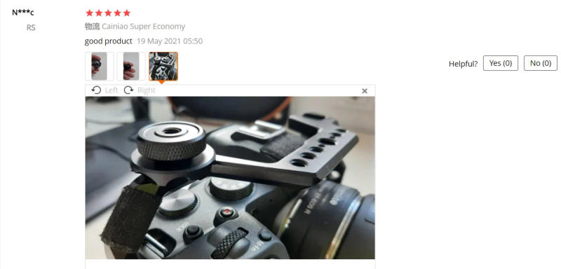 Description Picture 2 of itemAluminium Alloy Camera Cable Clamp Protection Clip Cage Cable Fixator 6 Wire Slots with 1/4in Screw for DSLR Camera Cage L Plate