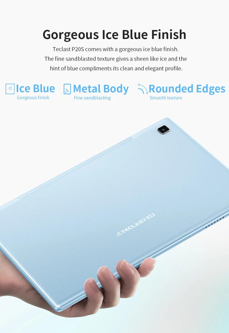 Description Picture 6 of itemTeclast P20S 10.1 Inch 1280X800 IPS Tablet 4GB RAM 64GB ROM MTK P22 Octa Core Android 12 Dual Cameras WIFI GPS Type-C Tablets