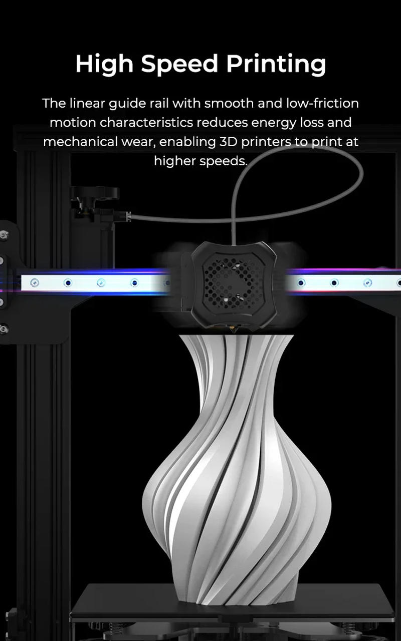 Description Picture 4 of itemOfficial Creality Ender 3 X-axis Linear Rail Guide Kit MGN12C with Mount Bracket Support Sprite Pro Kit for Ender-3 Series