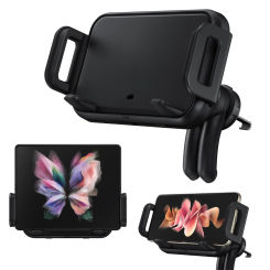 Automatic Clamping Wireless Car Charger Mount Holder Car Air Vent Brackets For Samsung Galaxy Z Fold 5 4 3 Flip4 3 Fast Charging