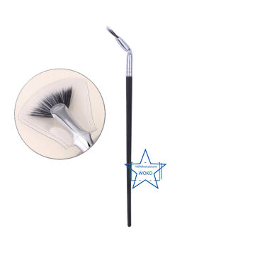 New Sickle Eyeliner Brush Knife Edge Makeup Brush Liquid Eyeliner Brush Ultra Thin Fine Oblique Angle Flat Head Eyebrow Brush