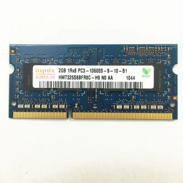 hynix ddr3 rams 2GB 1RX8 PC3-10600S-9-10-B1/B2 DDR3 2GB 1333MHz laptop memory 1.5V