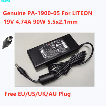 Genuine Liteon PA-1900-05 19V 4.74A 90W 5.5x2.1mm AC Adapter For Power Supply Charger