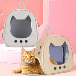 Pet Backpack For Dog & Cat, Breathable Cat Backpack For Outdoor Travel, Portable Dog Carrier Bag