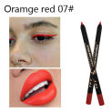 Long lasting Lipliner Pencil 15 Colors Make up Lip Cosmetic Matte Soft Lip Liner Stick As Eyeliner Pen For Women's Makeup Korean