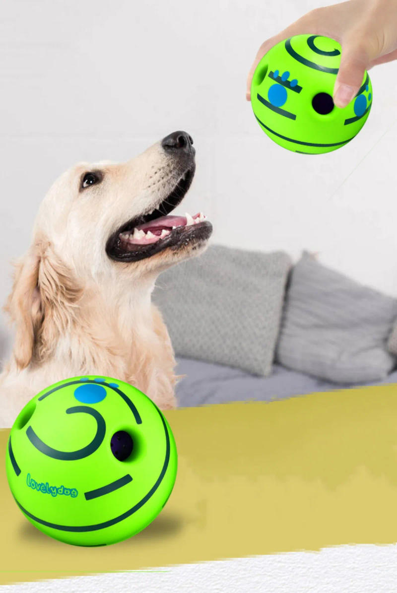 Description Picture 2 of itemPet toy dog self-healing toy dog toy giggling sound ball chewing pet ball rolling molars to relieve boredom
