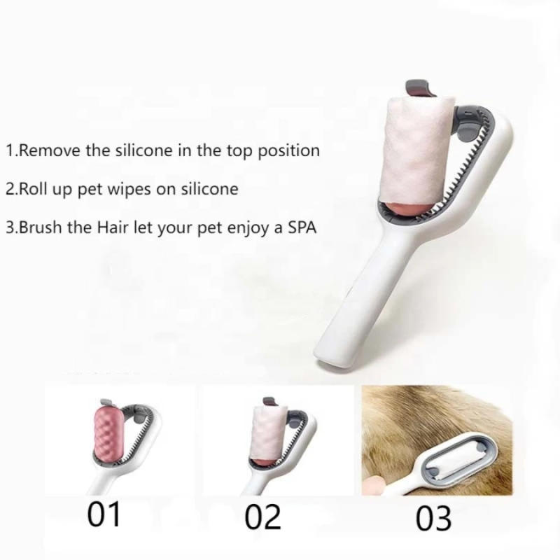 Description Picture 6 of itemPet Hair Cleaner Brush Cats Hair Removal Comb With Water Tank Grooming Wash Cleaner Brush
