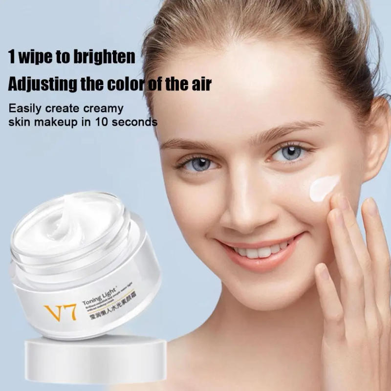 Description Picture 5 of item50g V7 Toning Light Face Cream Brighten Skin Tone Fade Blemishes Greasy Non Hydrating Anti Creams Moisturizing Aging Whiten H5U9