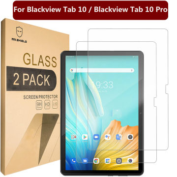 Mr.Shield [2-PACK] Screen Protector For Blackview Tab 10 / Blackview Tab 10 Pro [Tempered Glass] [Japan Glass with 9H Hardness]