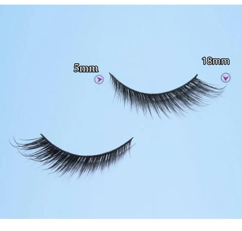 Description Picture 5 of itemFox Eyelashes Individual Lash Clusters, 3D Angel Wing Lashes, Eye Lift Effect False Eyelashes, Spikes Wispy Eyelashes Reusable